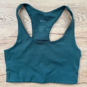Girlfriend Collective Paloma Racerback Bra Tank - Green / Moss - Size Small